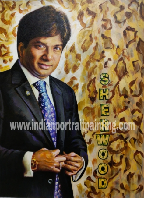 Hand painted portraits from photos artist
