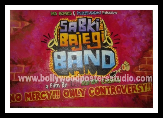 Bollywood hand painted posters