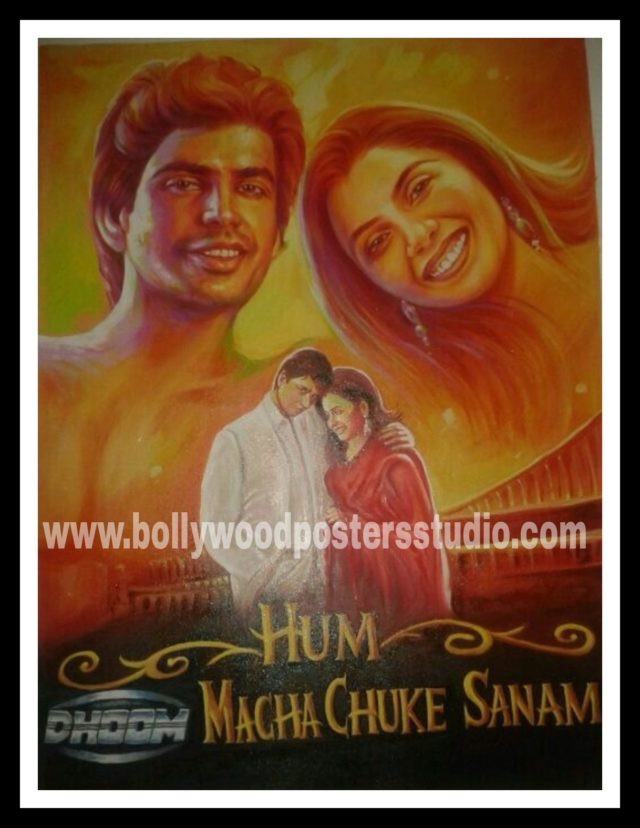 Customized Bollywood movie posters