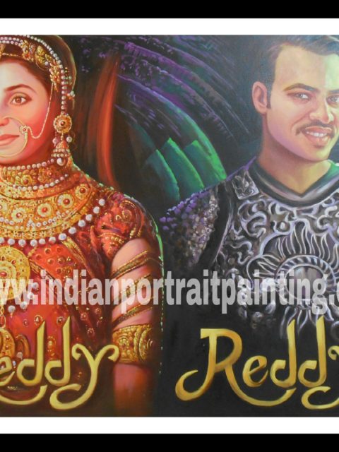 Customized Indian Bollywood style wedding themed posters