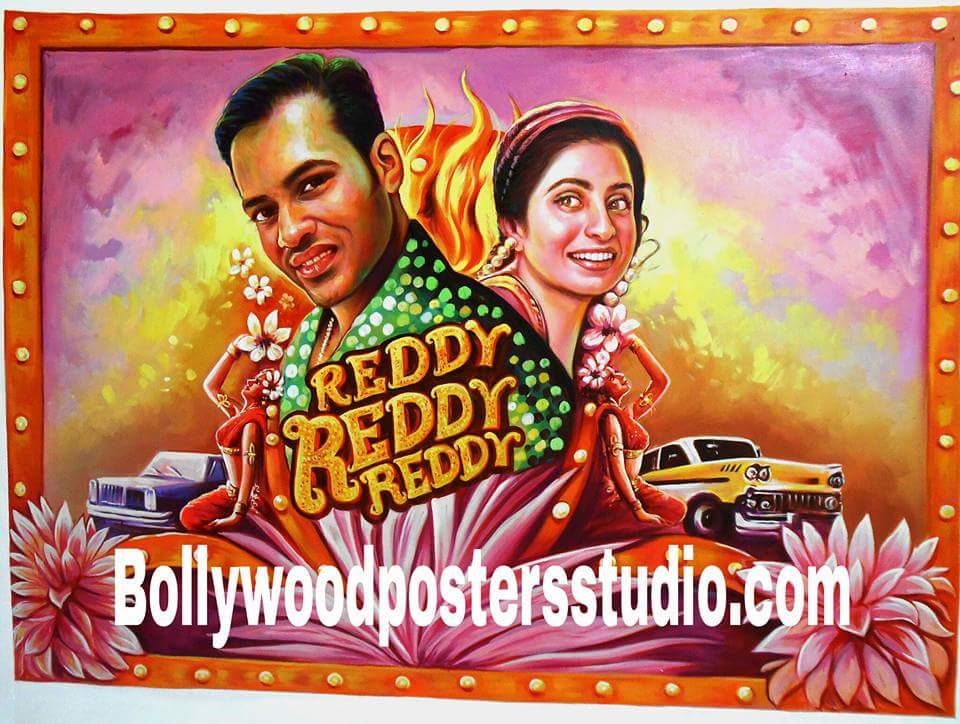 Hand drawn Bollywood posters