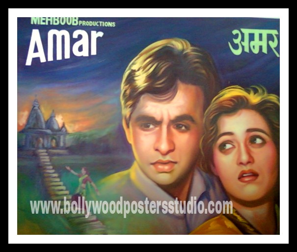 Hand painted Indian Hindi film poster