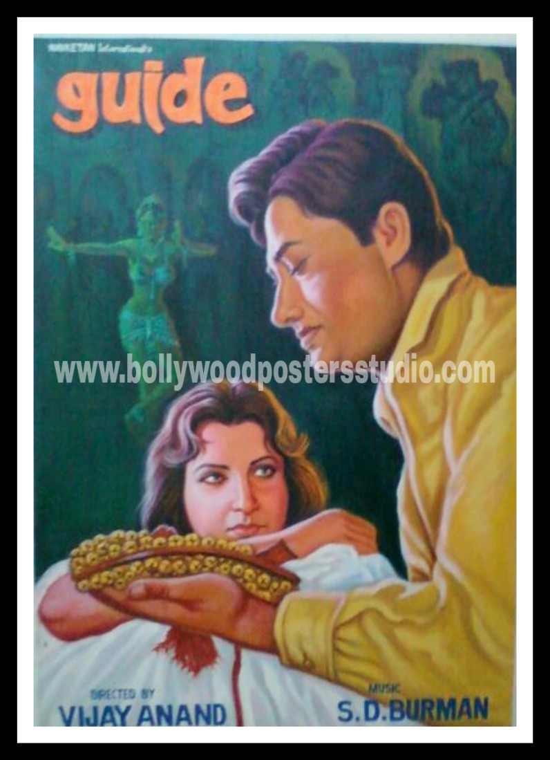 Hand painted Indian movie poster