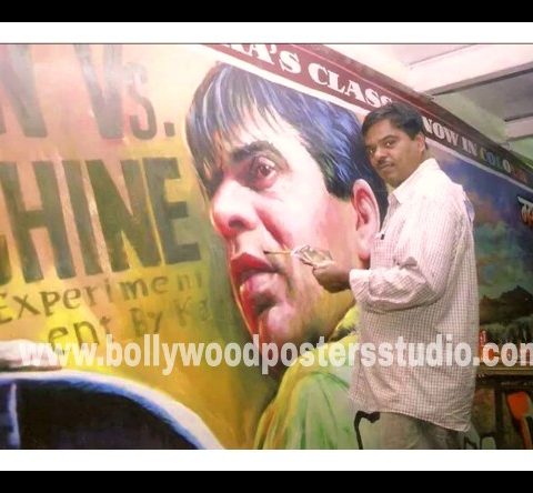 Indian Bollywood movie poster painters