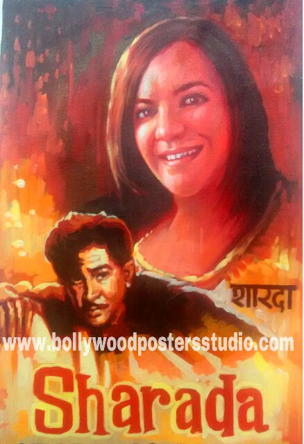 Customized bollywood poster paintings