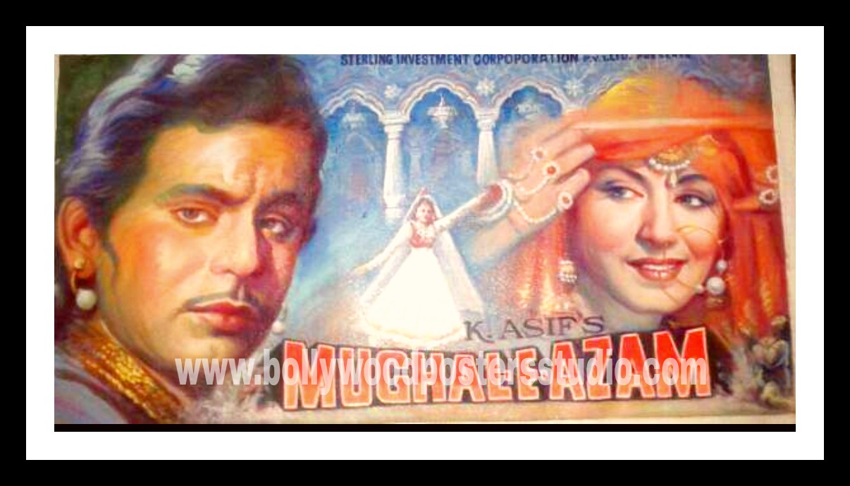 Old vintage Bollywood movie posters