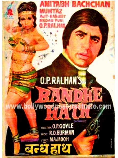 Bandhe hath hand painted bollywood movie posters