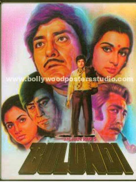 Bulandi hand painted bollywood movie posters