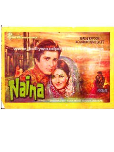Naina hand painted bollywood movie posters