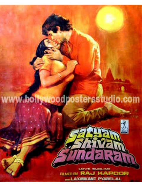 Satyam shivam sundaram hand painted posters