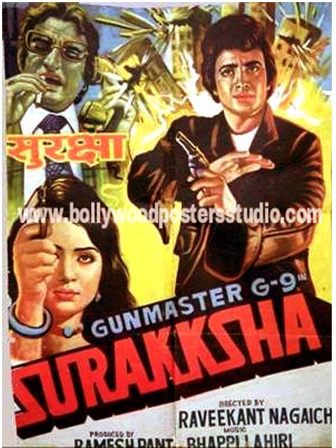 Surakksha hand painted posters