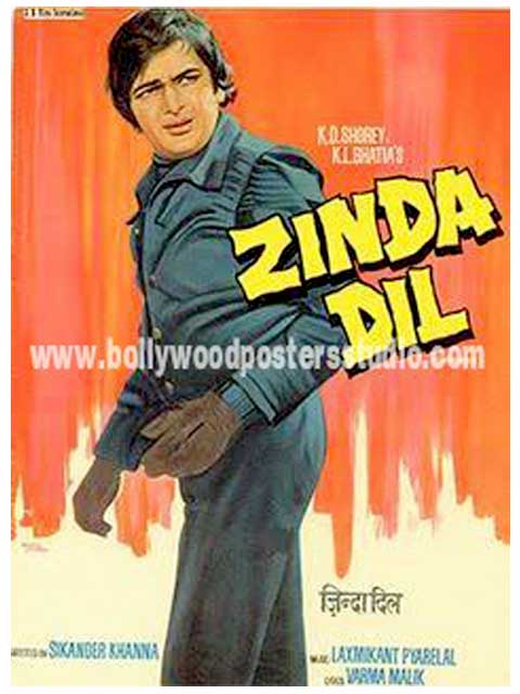 Zinda dil hand painted posters