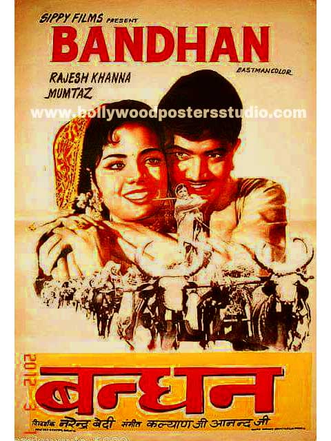 Hand painted bollywood movie posters Bandhan