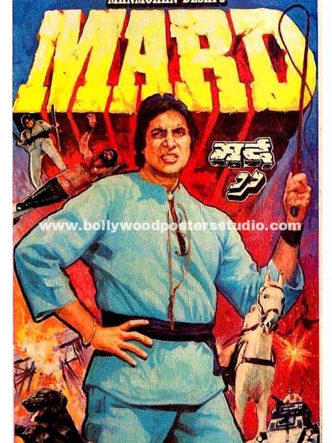 Hand painted bollywood movie posters Mard