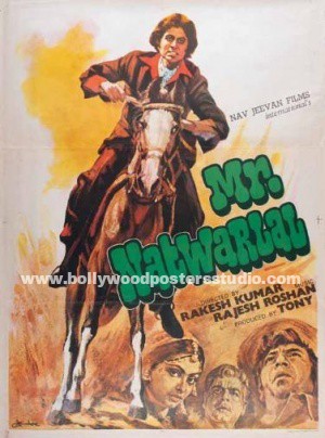 Mr. Natwarlal hand painted posters - Amitabh bachchan