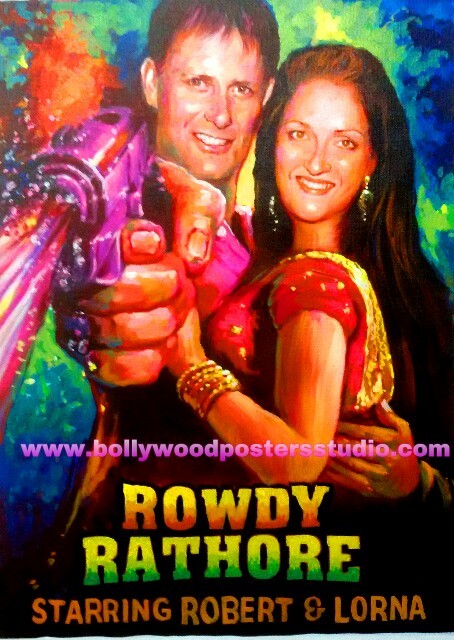 Indian customise bollywood posters for cards, gifts and decoration