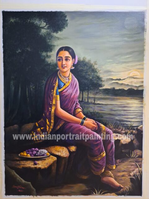 Hand painted art on oil canvas