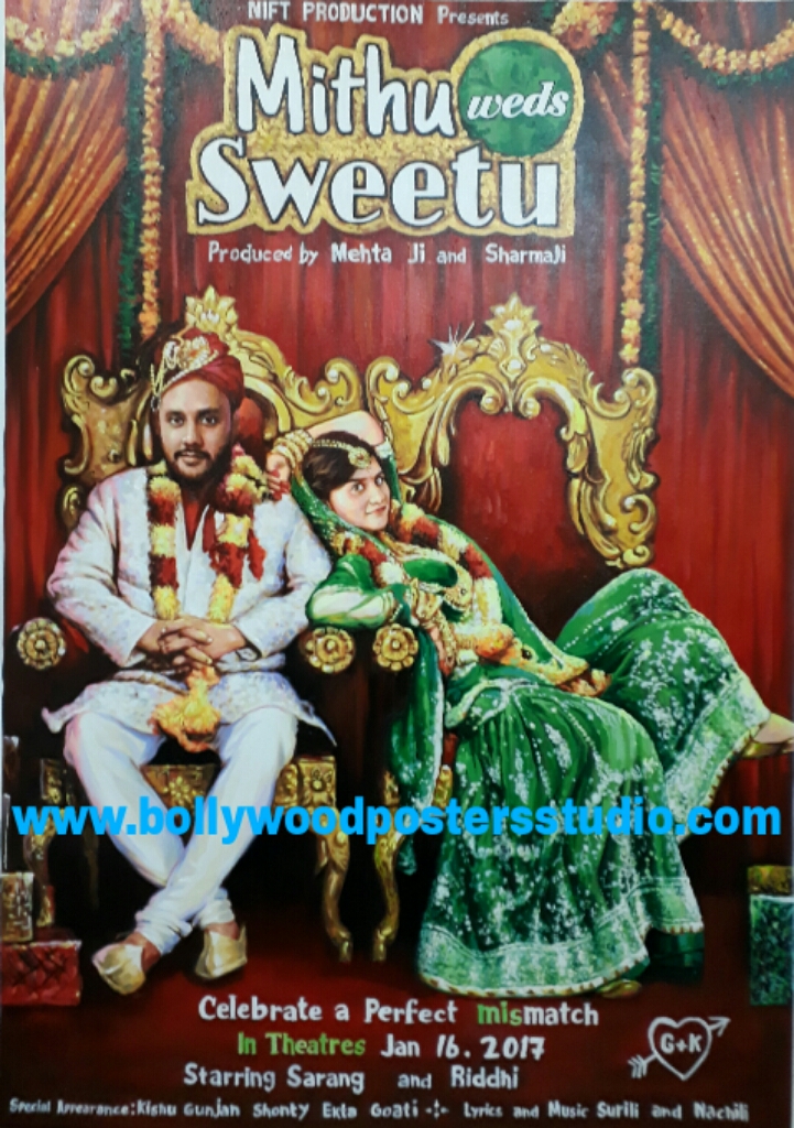 Custom made bollywood posters from photos online