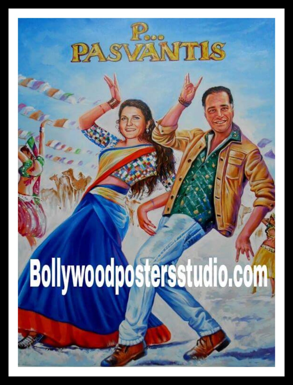 Design personalized Hindi movie film poster