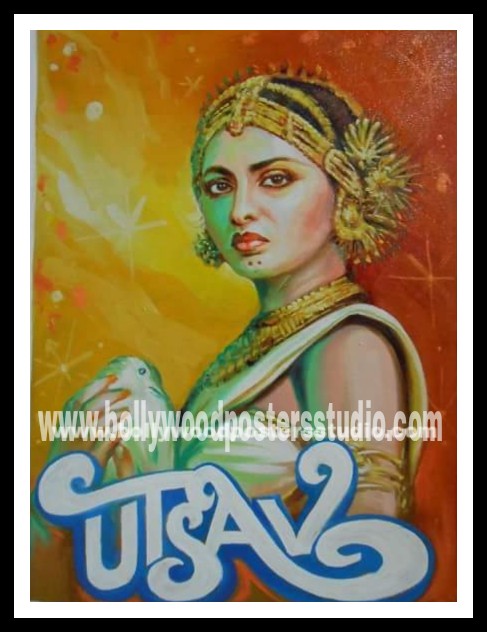 Hand painted Bollywood movie posters