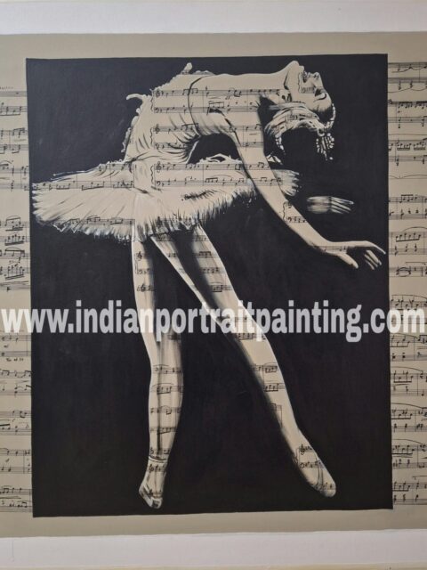 Canvas Ballerina oil painting
