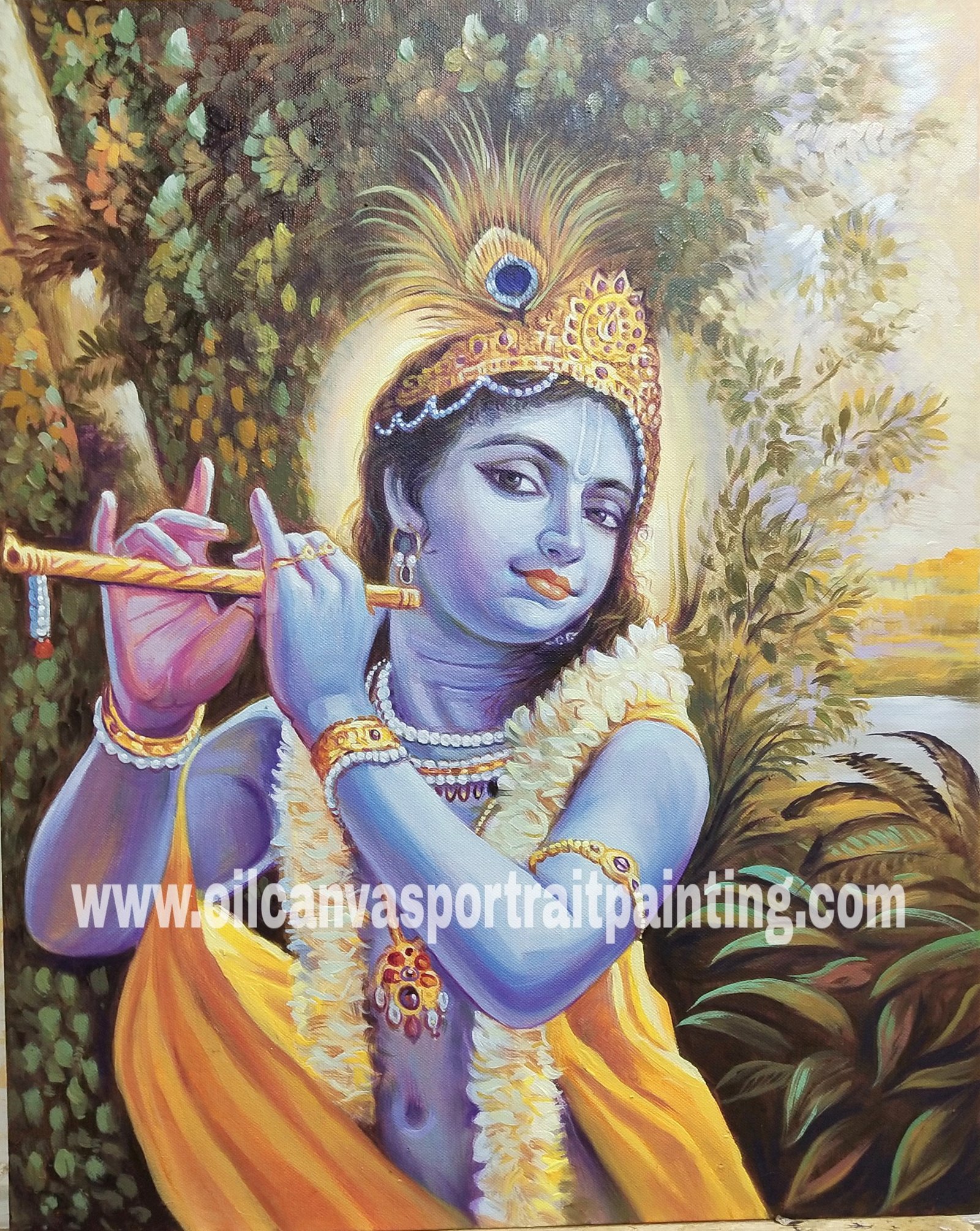 Krishna Oil Paintings Krishna Oil Paintings