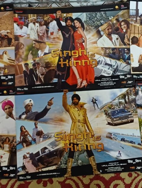 SINGH IS KING Bollywood movie lobby cards