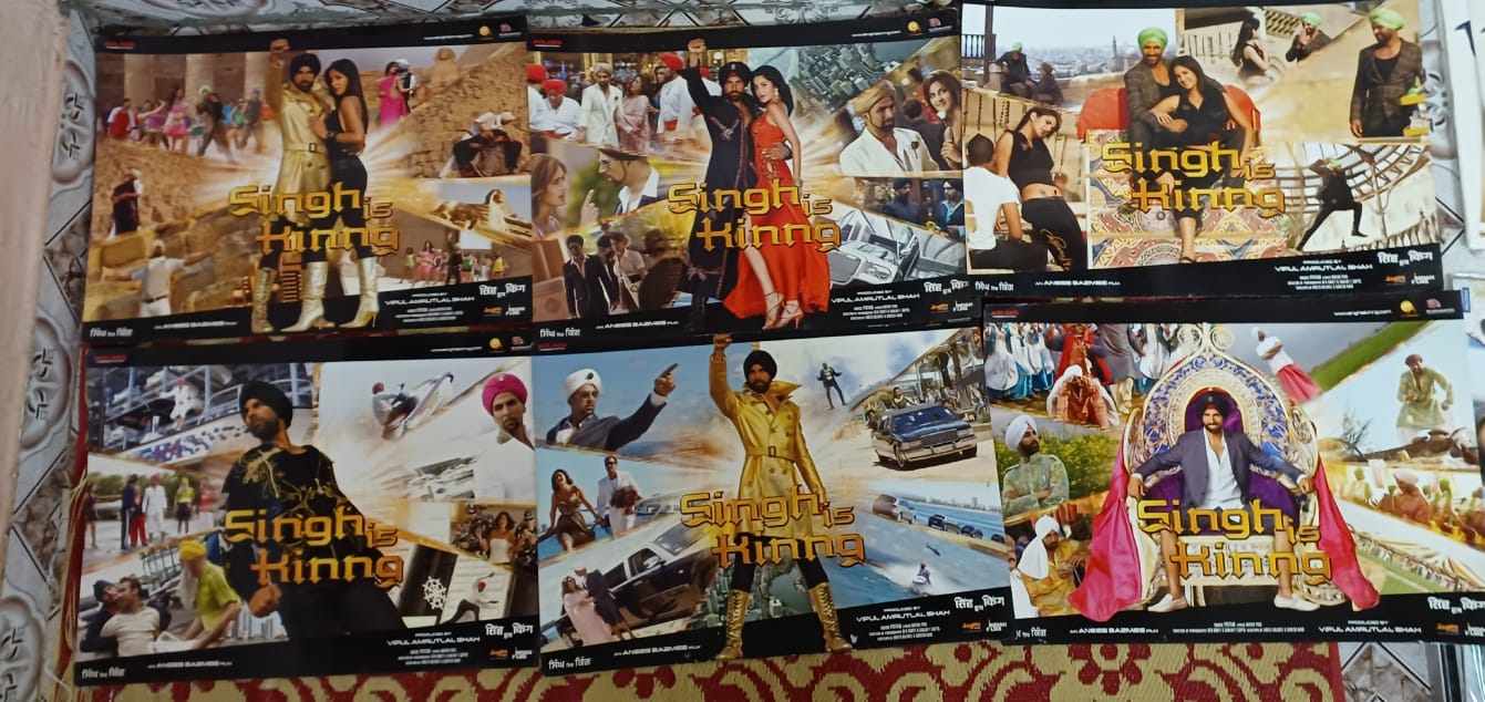 SINGH IS KING Bollywood movie lobby cards