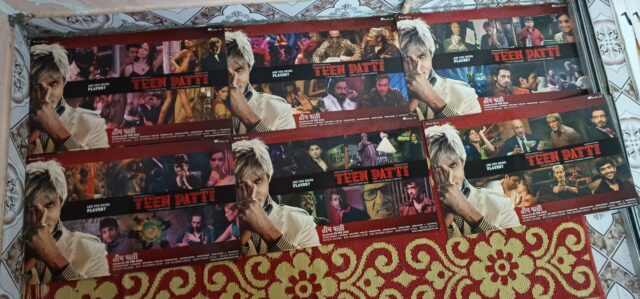 TEEN PATTI Bollywood movie lobby cards