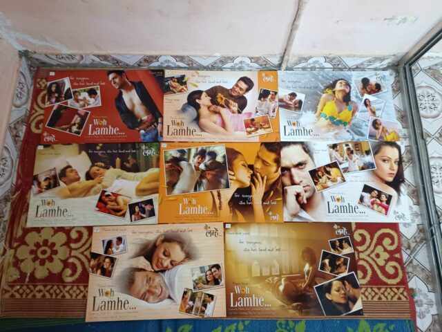WOH LAMHE Bollywood movie lobby cards
