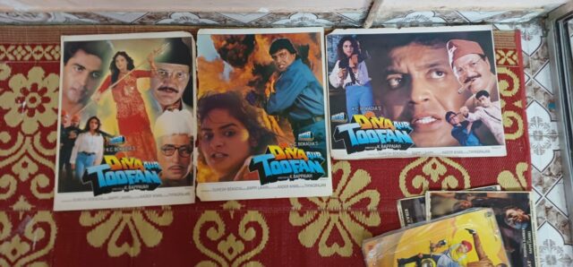 DIYA AUR TOOFAN Bollywood movie lobby cards