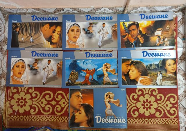 DEEWANE Bollywood movie lobby cards