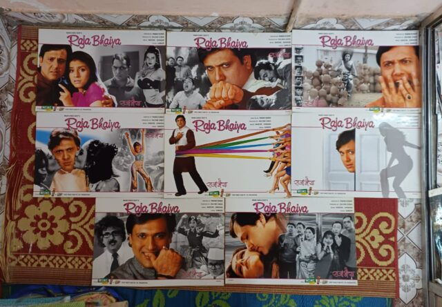 RAJA BHAIYA Bollywood movie lobby cards