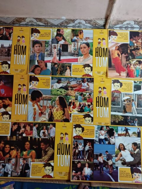 HUM TUM Bollywood movie lobby cards
