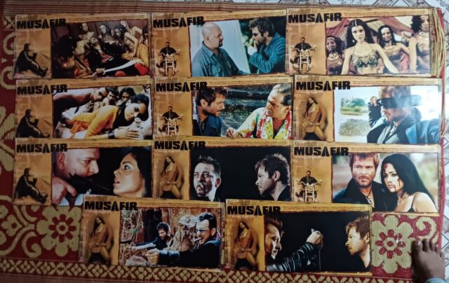 MUSAFIR Bollywood movie lobby cards