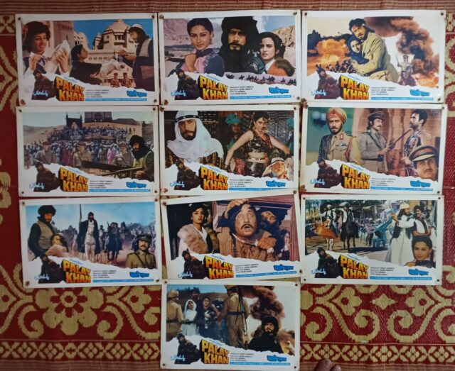 PALAY KHAN Bollywood movie lobby cards