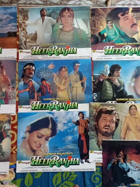 HEER RANJHA Bollywood movie lobby cards