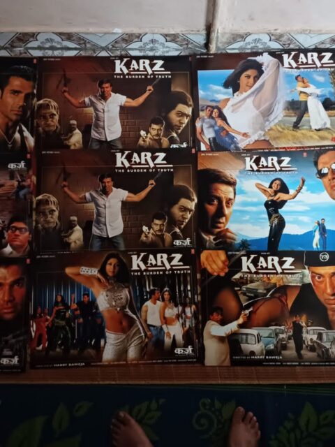 Karz Bollywood movie lobby cards