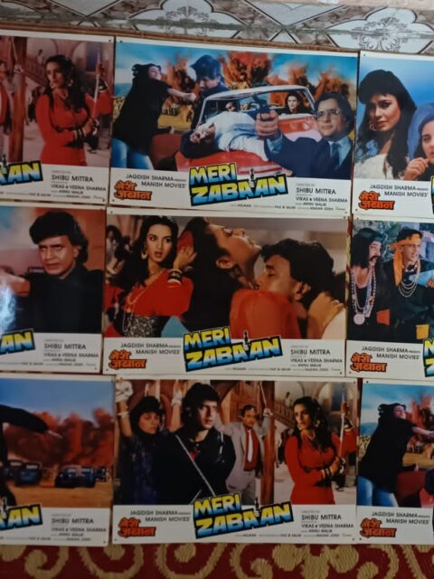 MERI ZABAAN Bollywood movie lobby cards