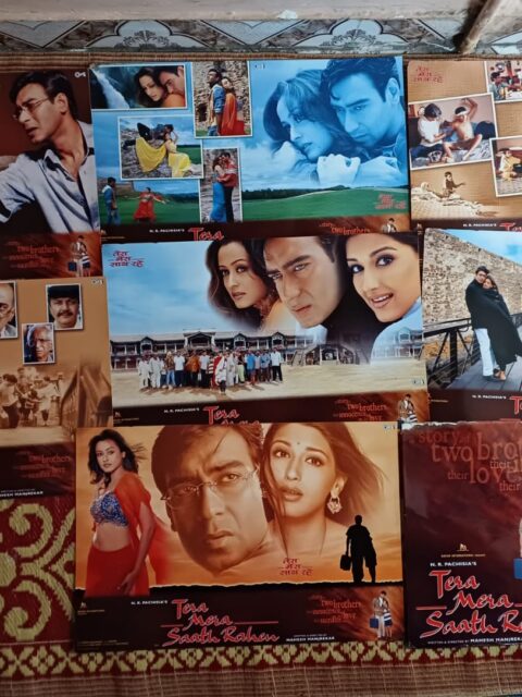 TERA MERA SAATH RAHEN Bollywood movie lobby cards