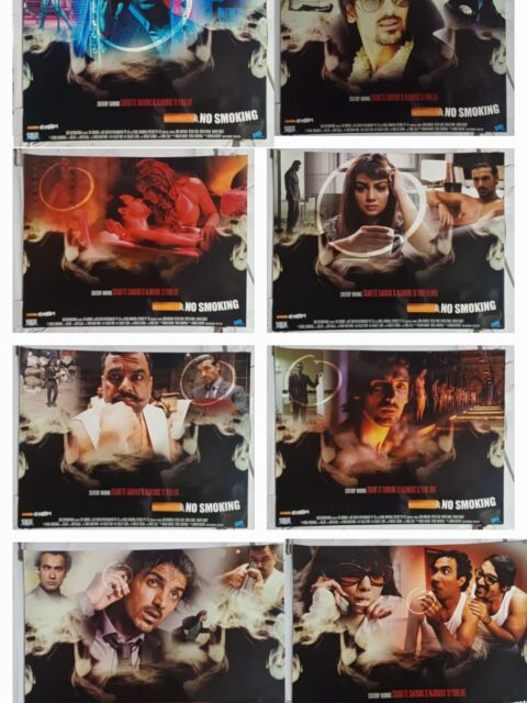 NO SMOKING Bollywood movie lobby cards