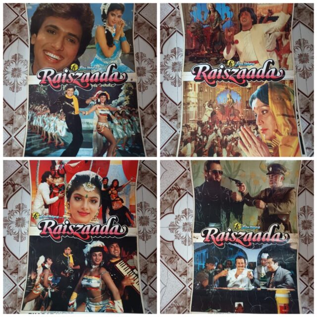 RAISZAADA Bollywood movie lobby cards