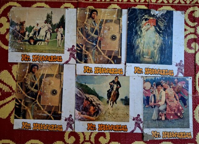 MR. NATWARLAL Bollywood movie lobby cards