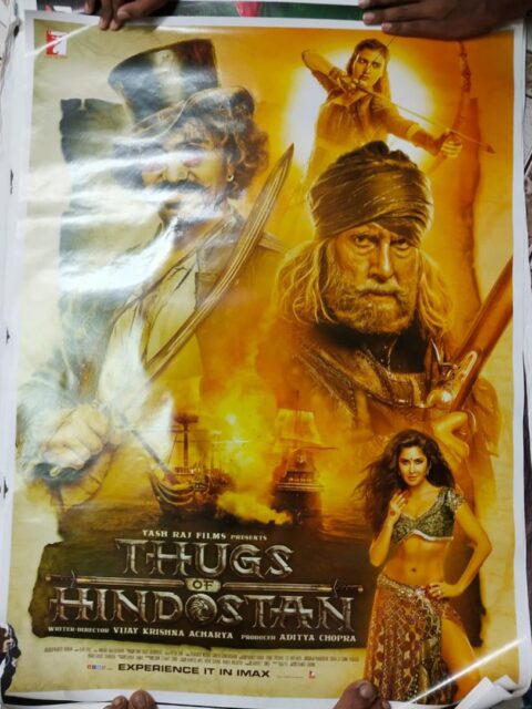 THUGS OF HINDUSTAN BOLLYWOOD MOVIE POSTER