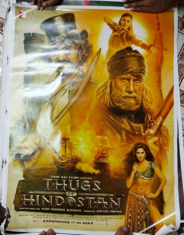THUGS OF HINDUSTAN BOLLYWOOD MOVIE POSTER