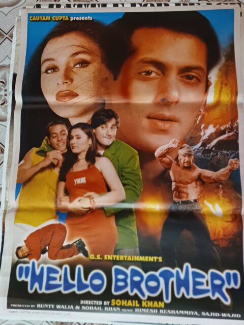 HELLO BROTHER BOLLYWOOD MOVIE POSTER