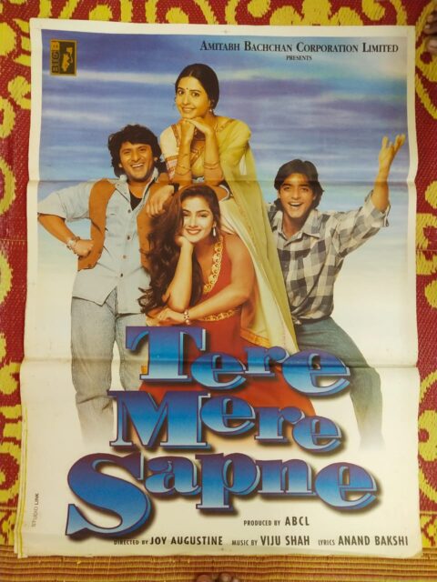 TERE MERE SAPNE BOLLYWOOD MOVIE POSTER