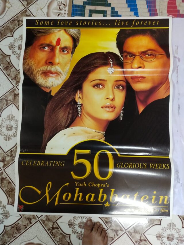 MOHABBATEIN BOLLYWOOD MOVIE POSTER