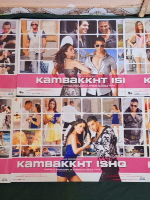 KAMBAKKHT ISHQ Bollywood movie lobby cards