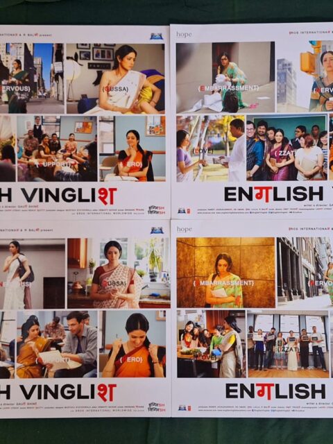 ENGLISH VINGLISH Bollywood movie lobby cards